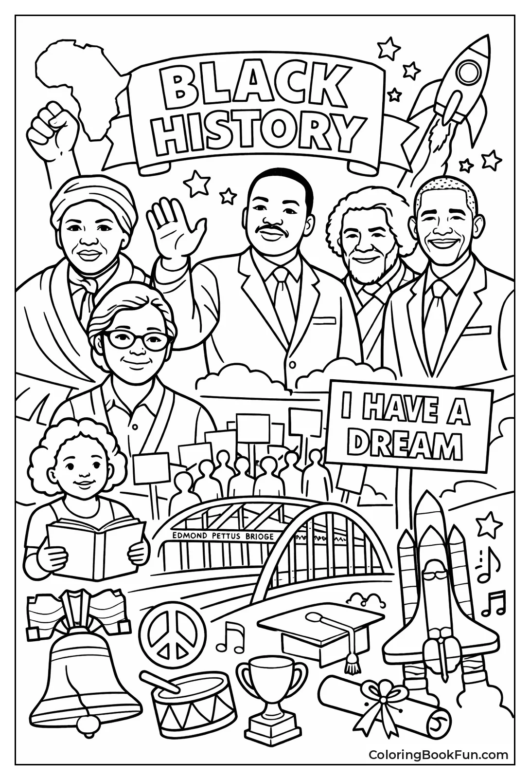 Black History Month Symbols