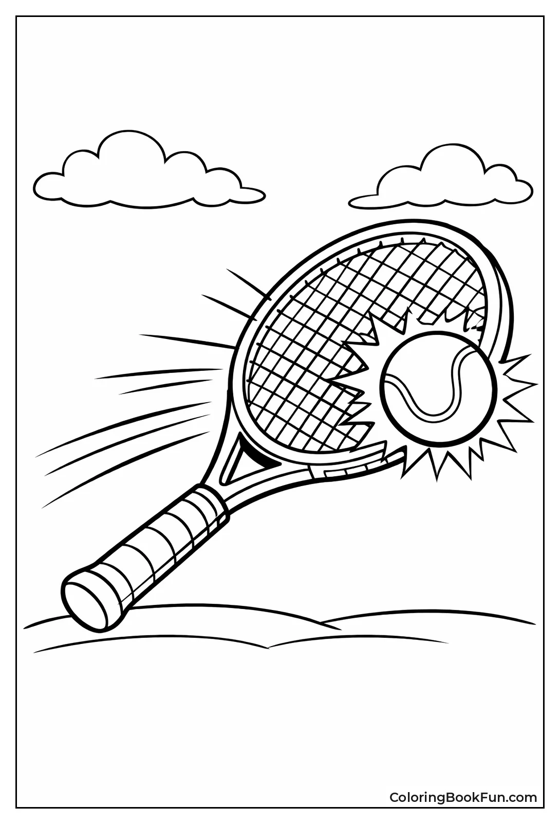 Serena Williams Smashes Ball