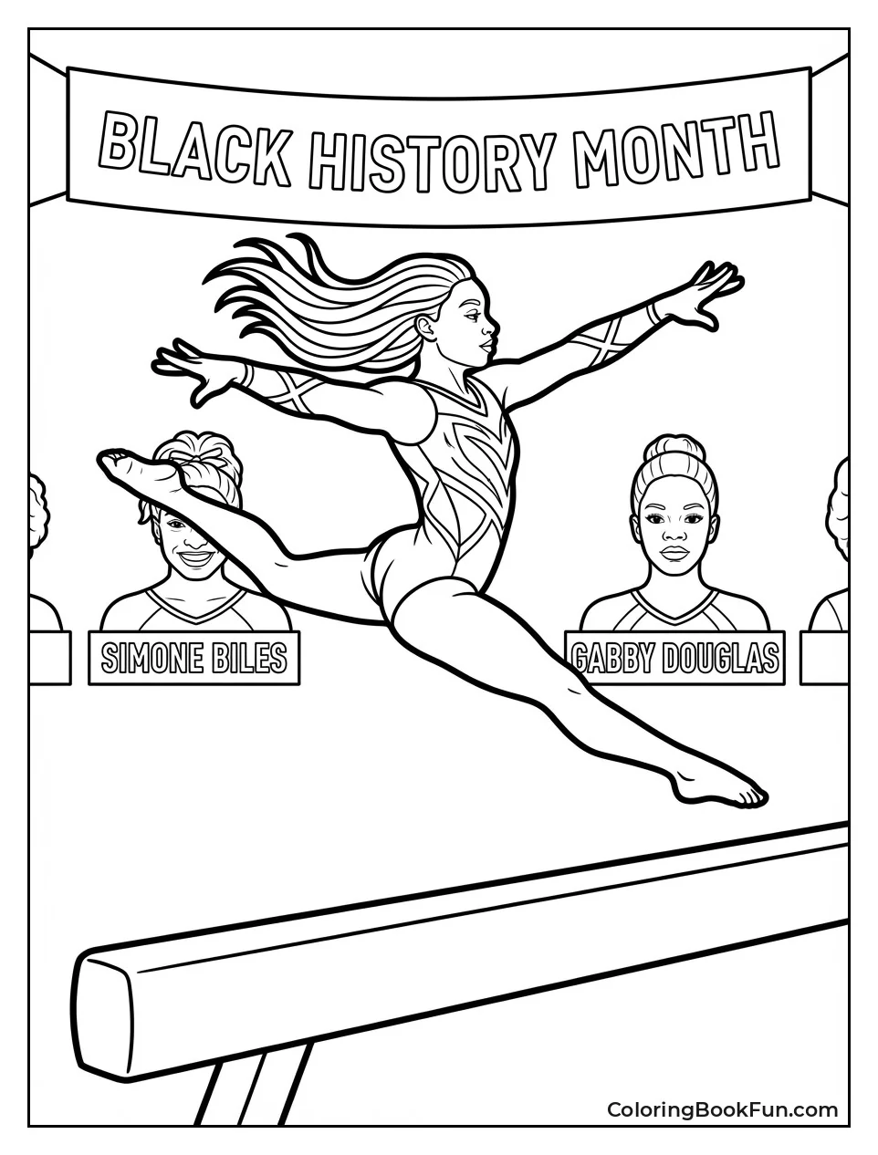 Simone Biles Leaps High