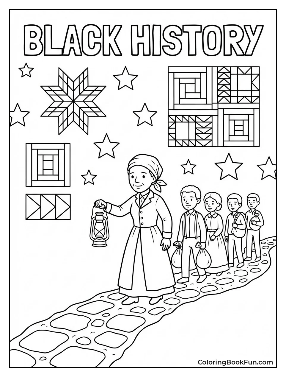 Harriet Leads Underground Railroad Path