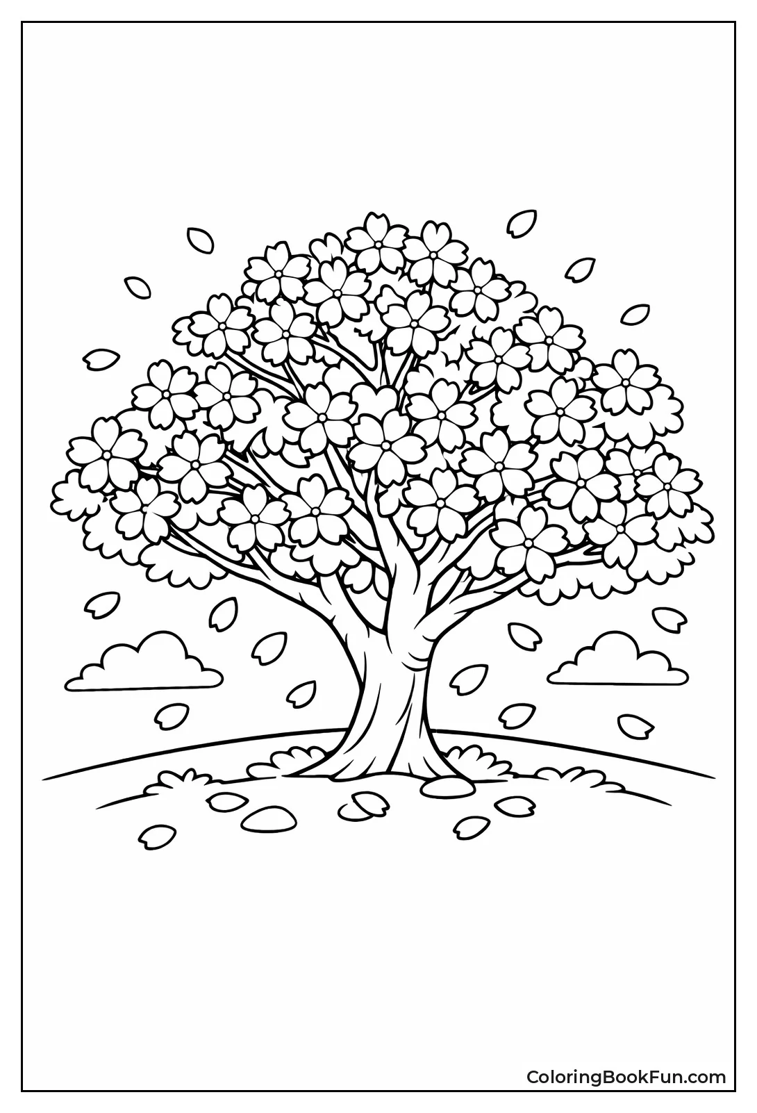 Blooming Sakura Tree