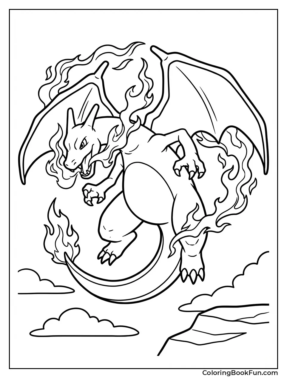 Blue Charizard Poses