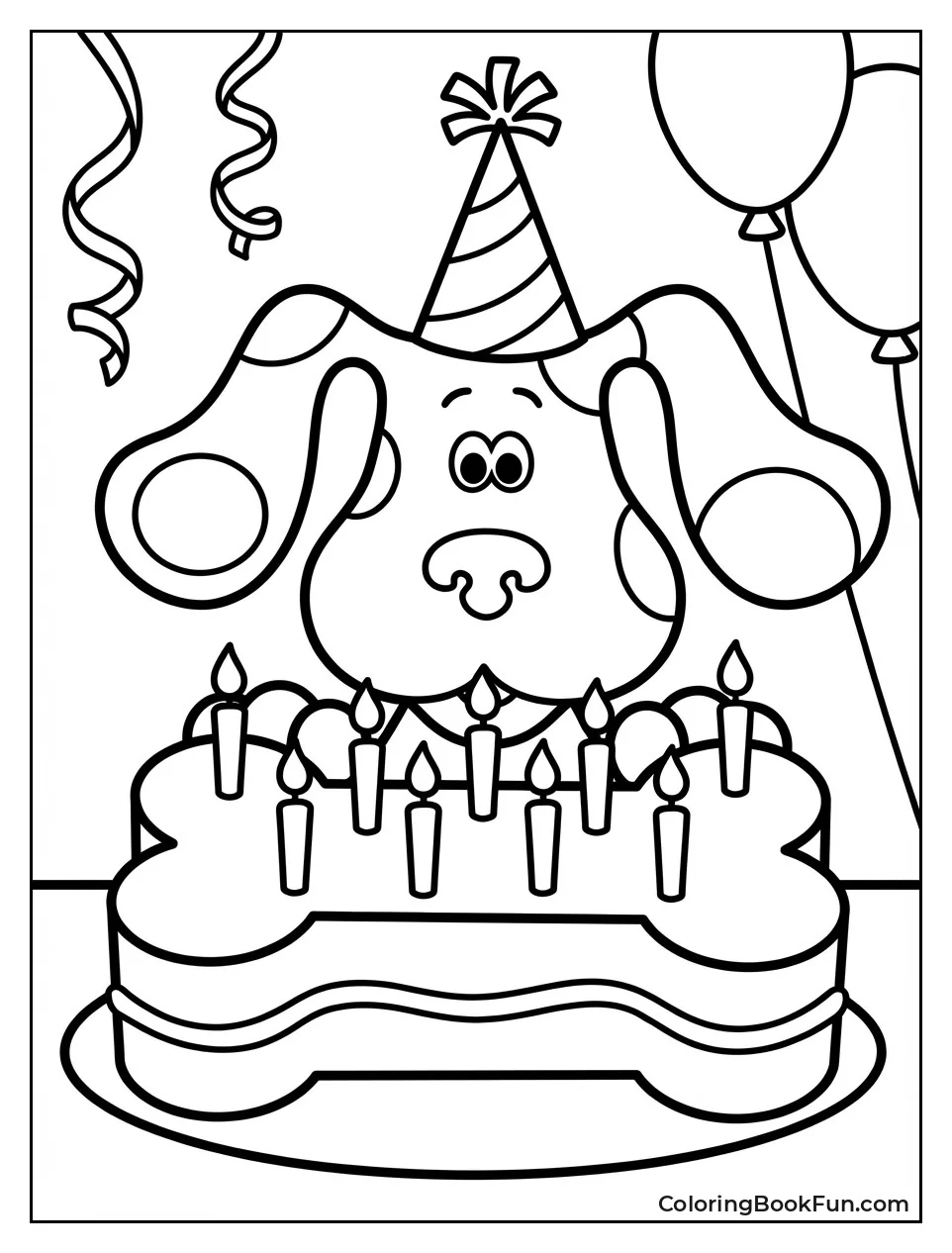 Blue Blows Birthday Candles