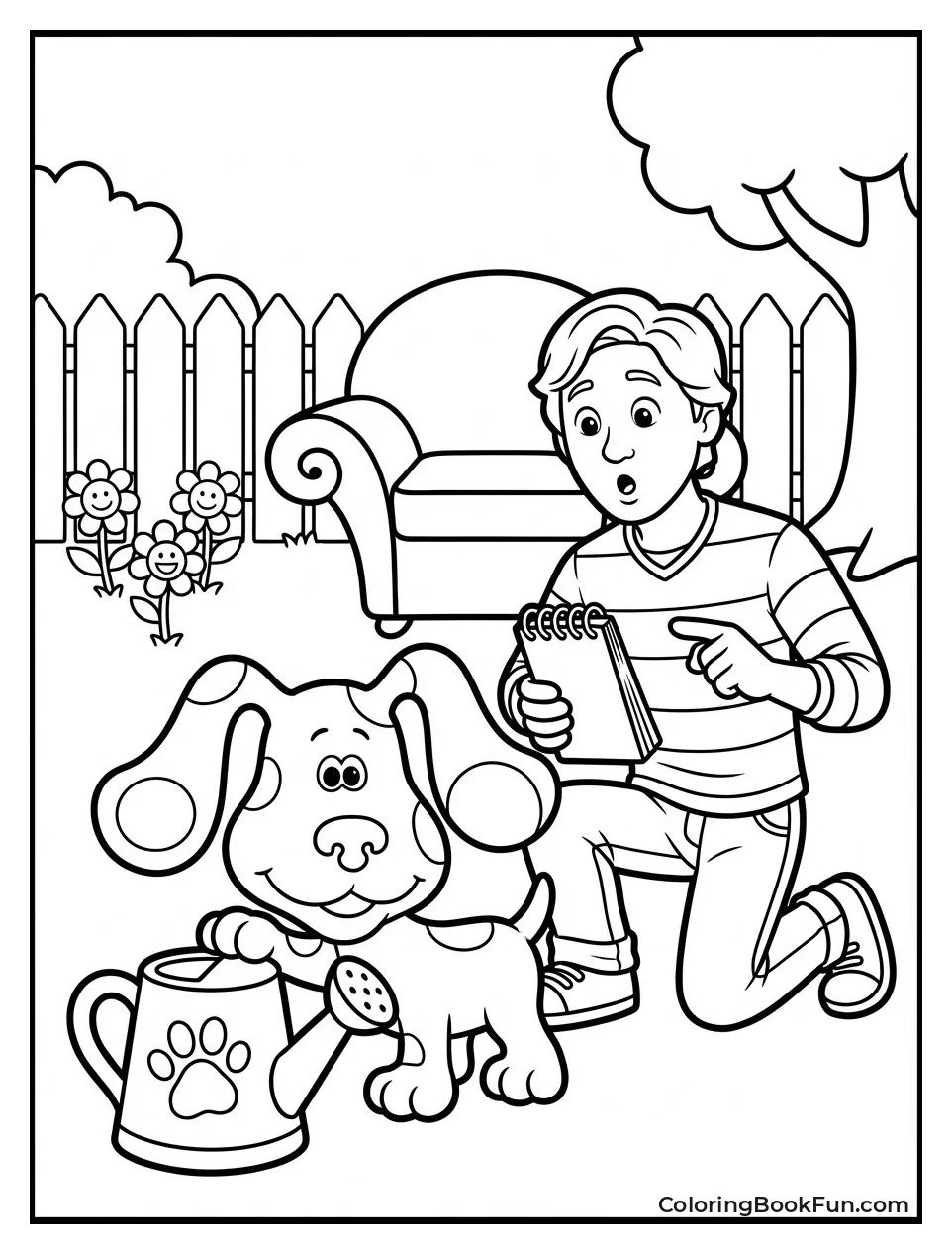 Josh and Blue Hunt Clues