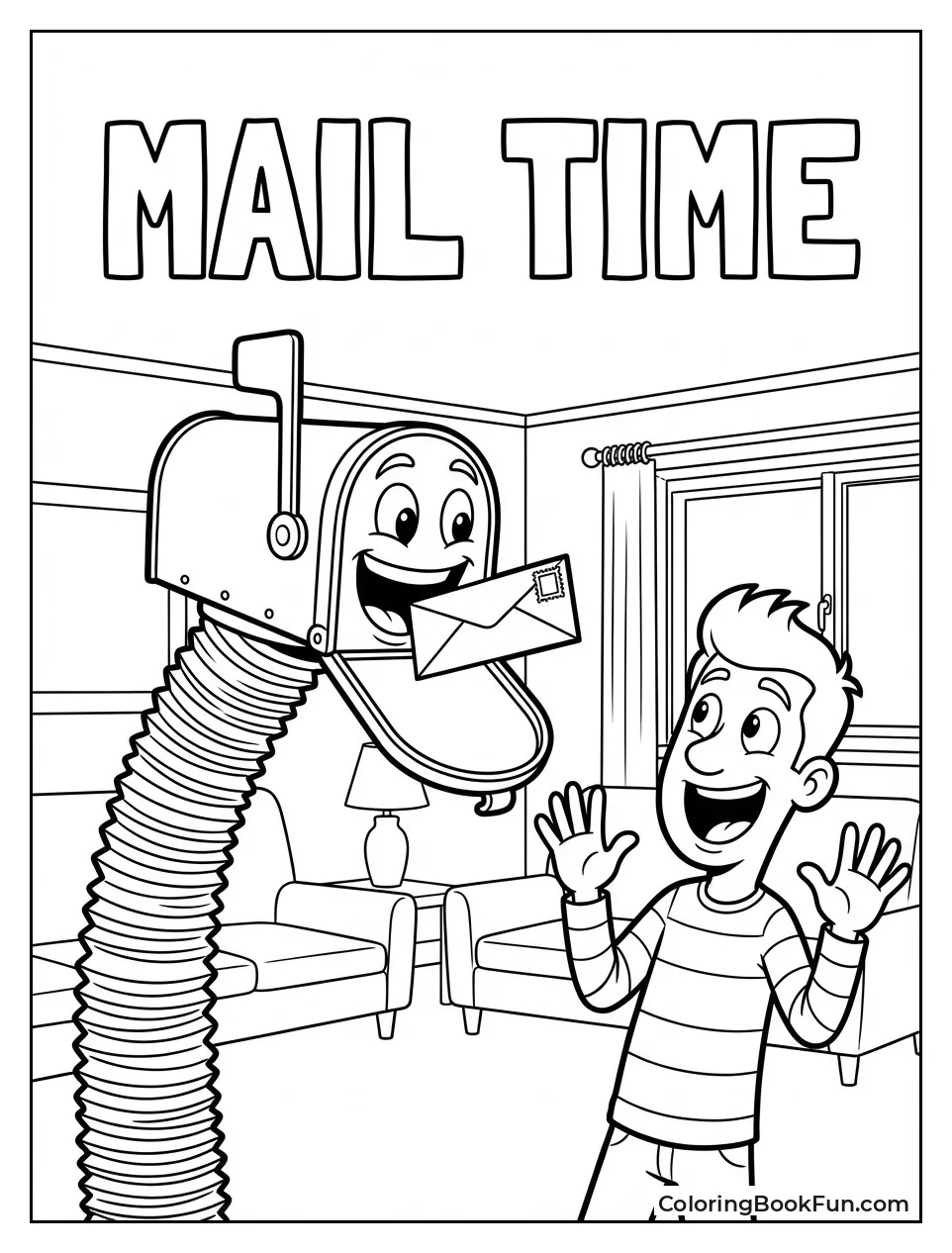 Mailbox Delivers Exciting Letter