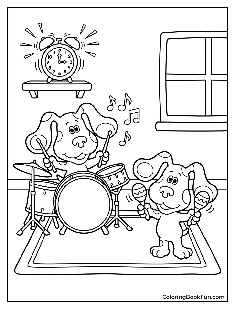 Blue Drums in Friends Band