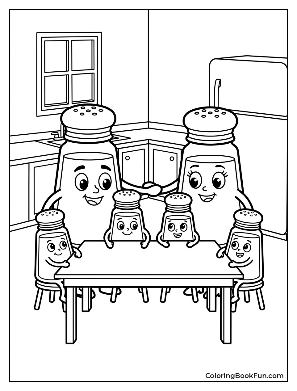 Spice Family Gathers in Kitchen