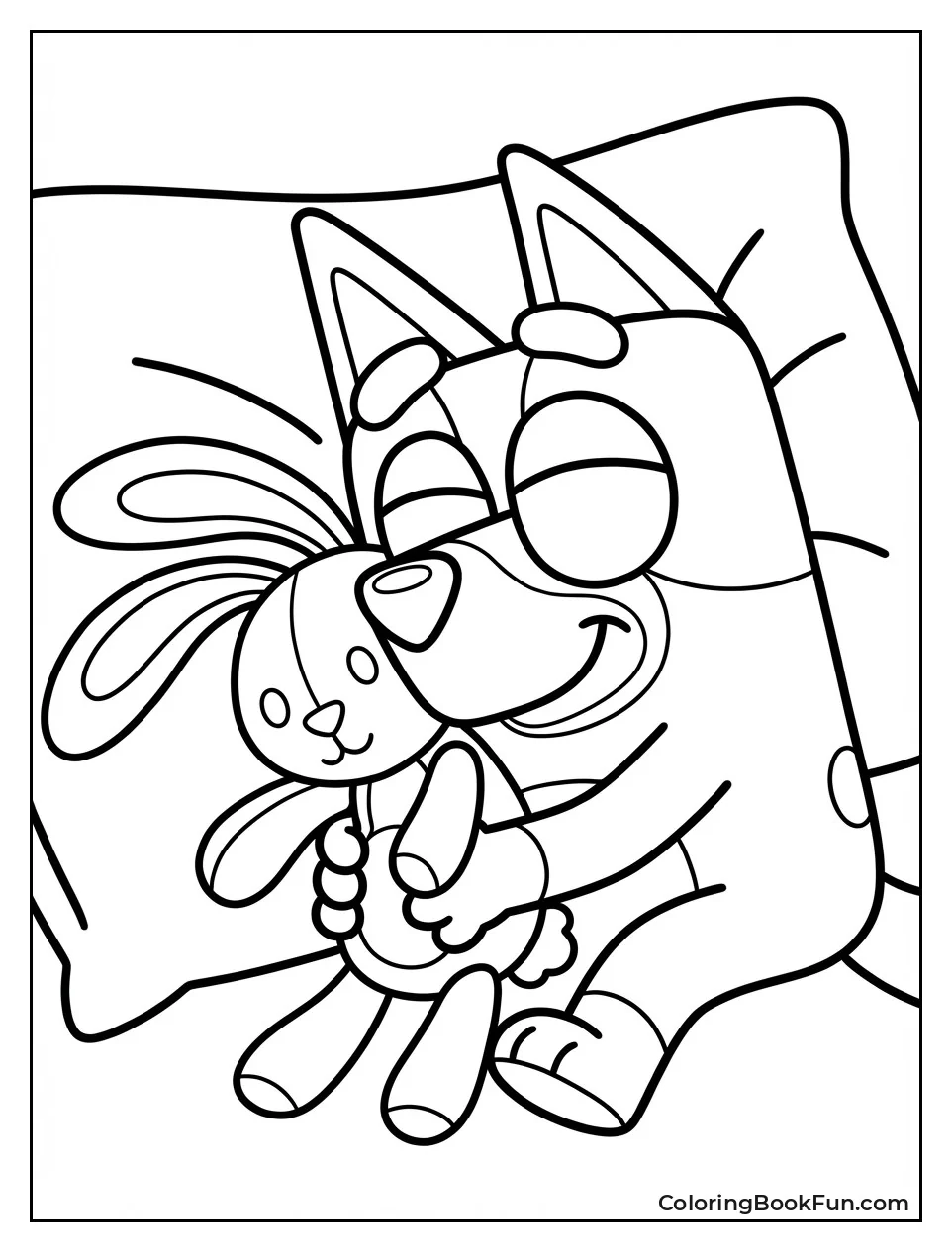 Bingo Hugging Floppy Bunny