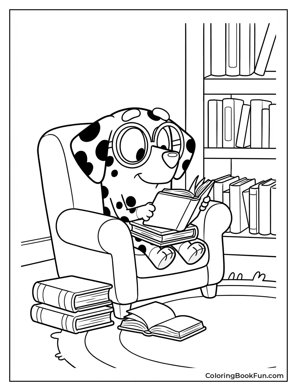 Chloe Reading Cozy Books