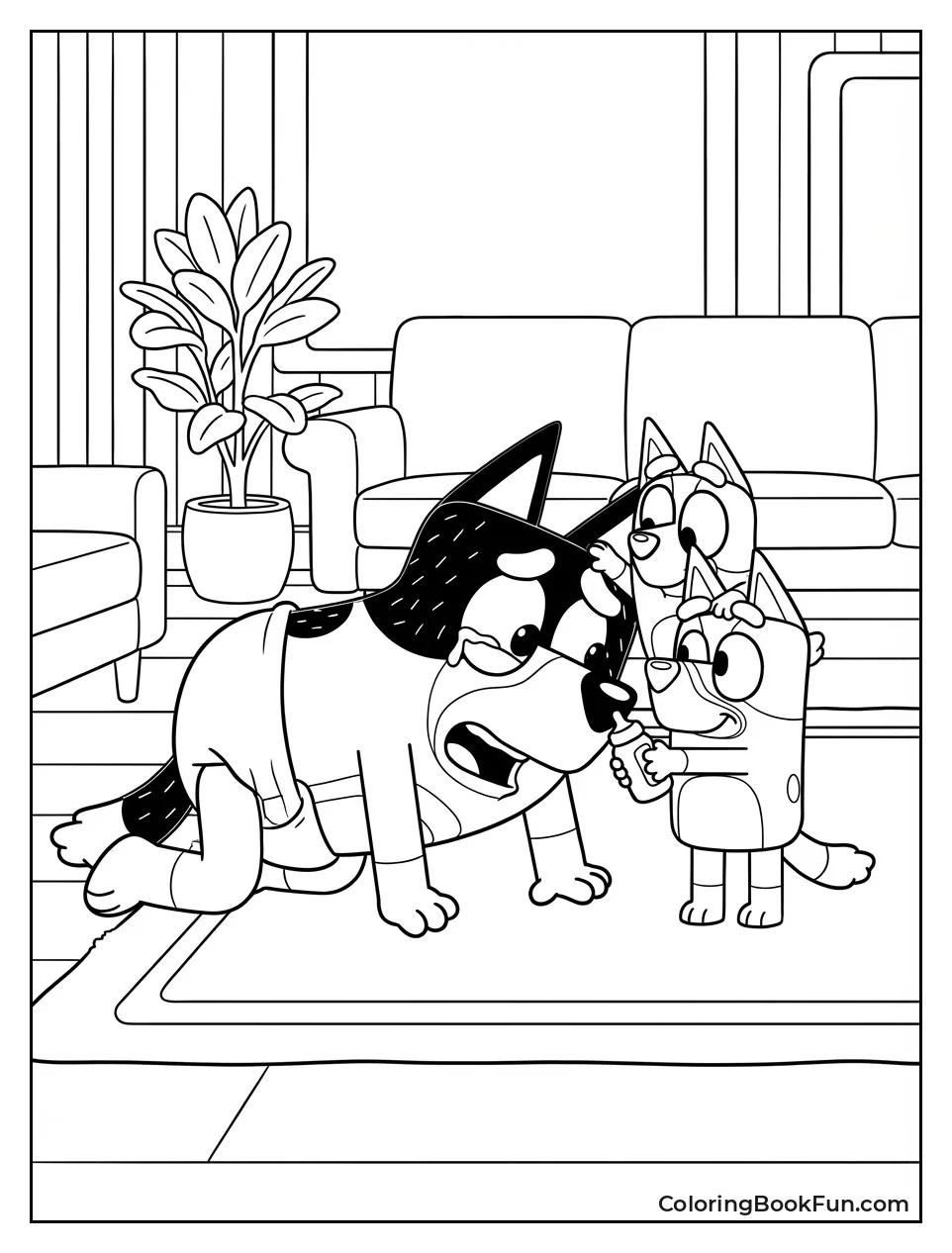 Bandit Crawling as Giant Baby