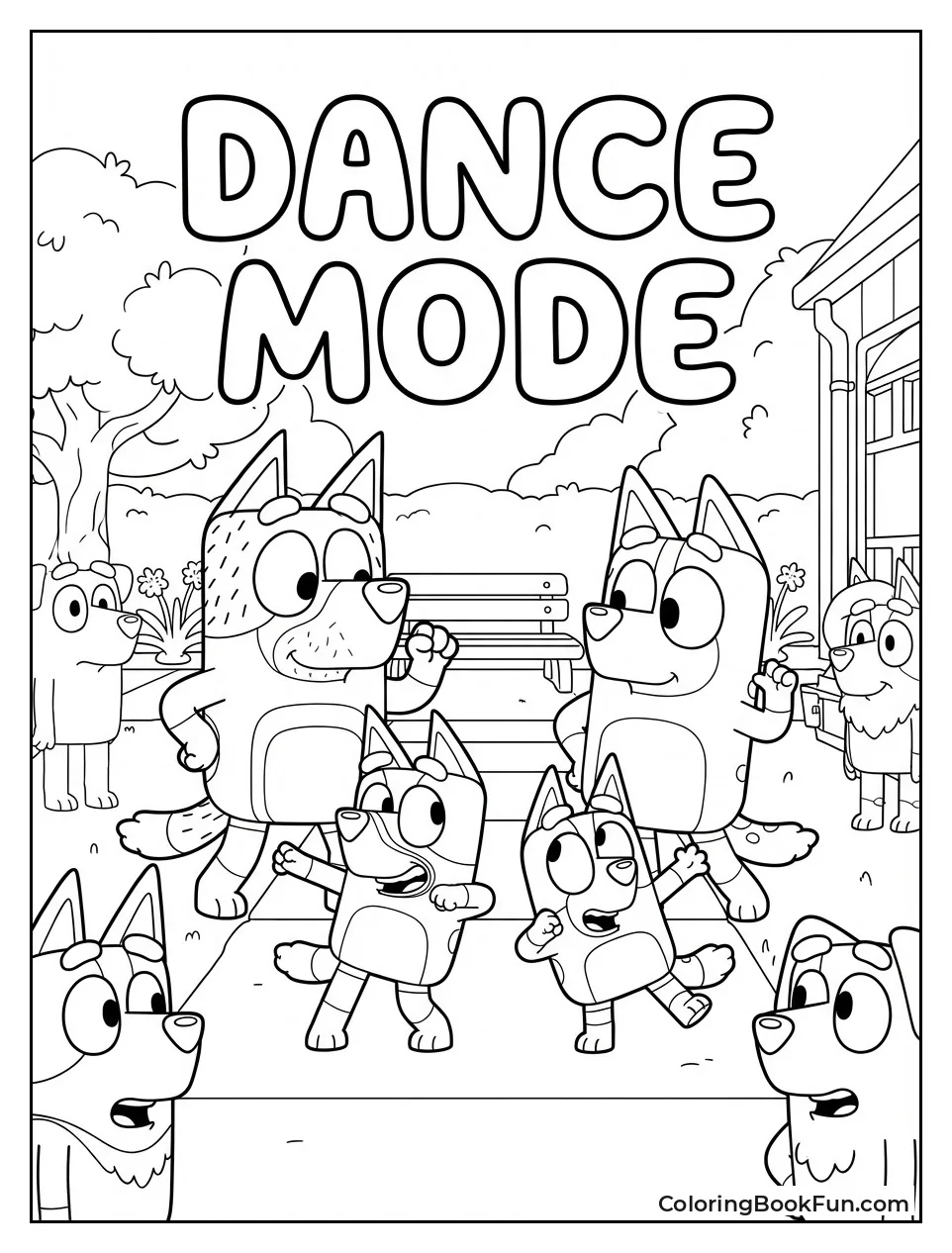 Family Dancing in Public