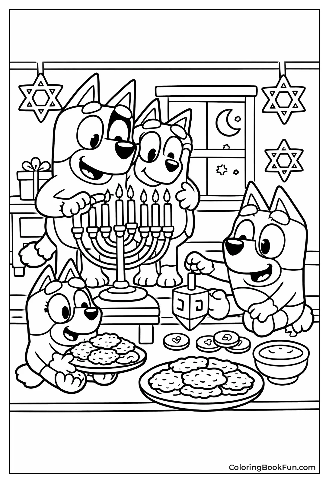 Bluey Family Shares Latkes