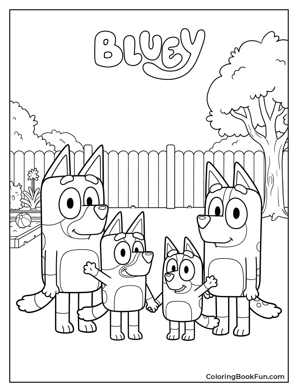 Heeler Family Holding Hands