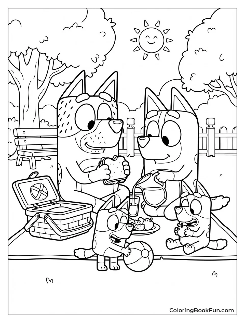 Stripe Family Park Picnic