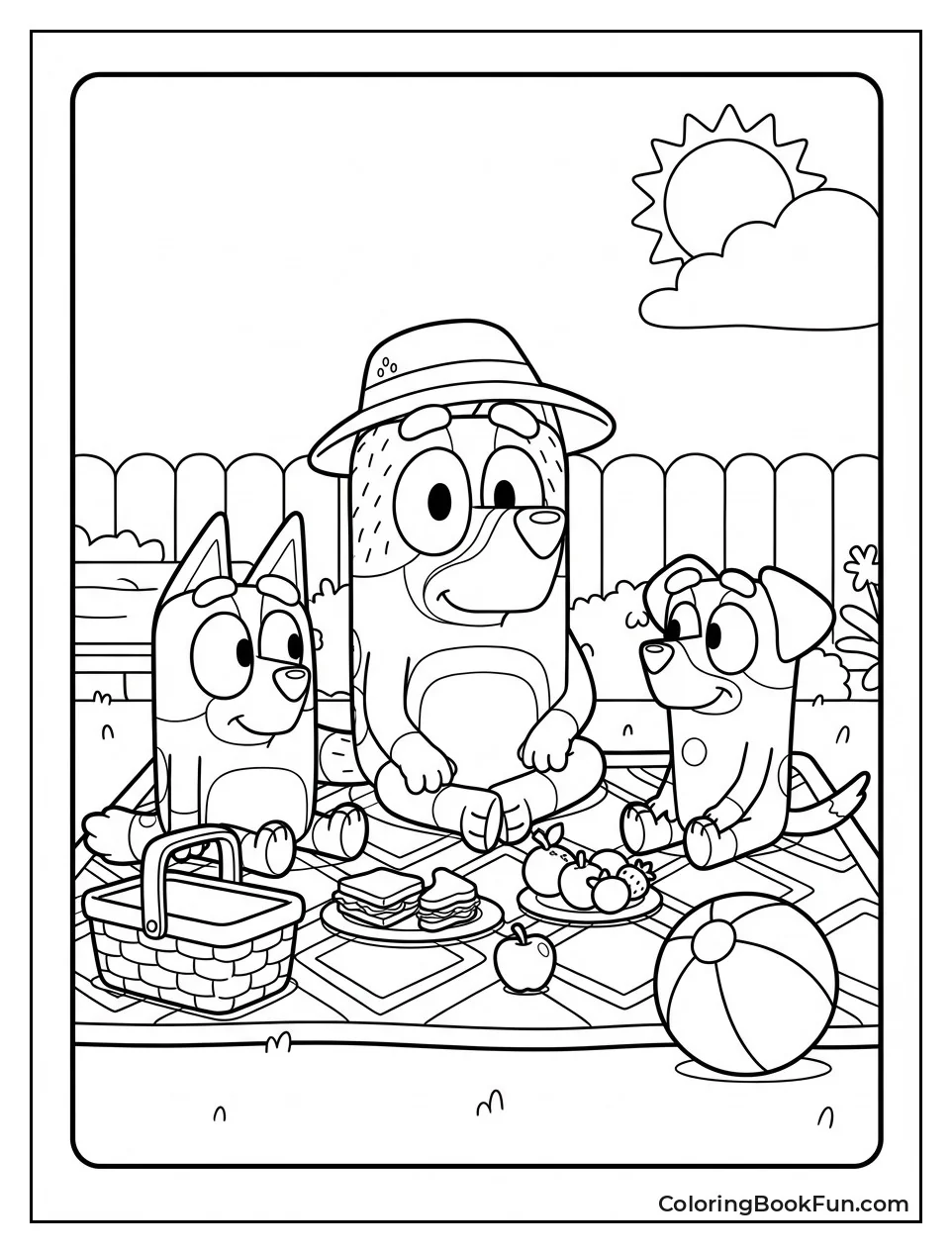 Bluey Splashing Summer Water