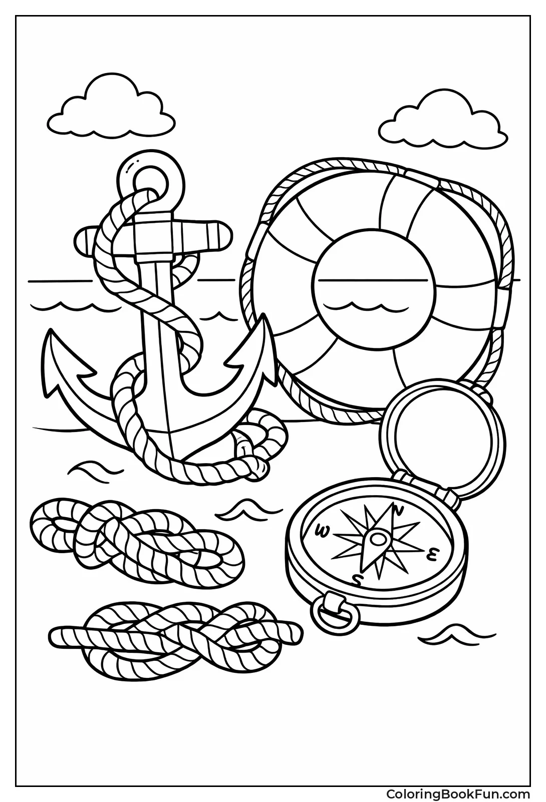 Nautical Gear and Anchor