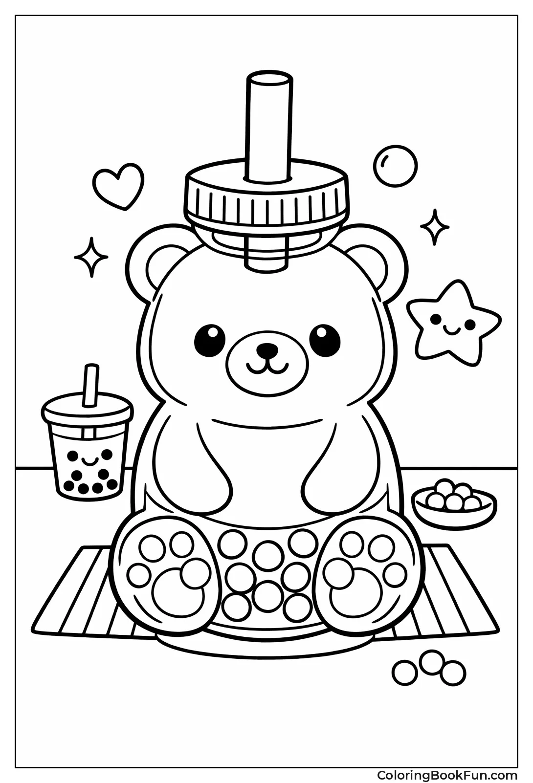 Bear Shaped Boba Bottle