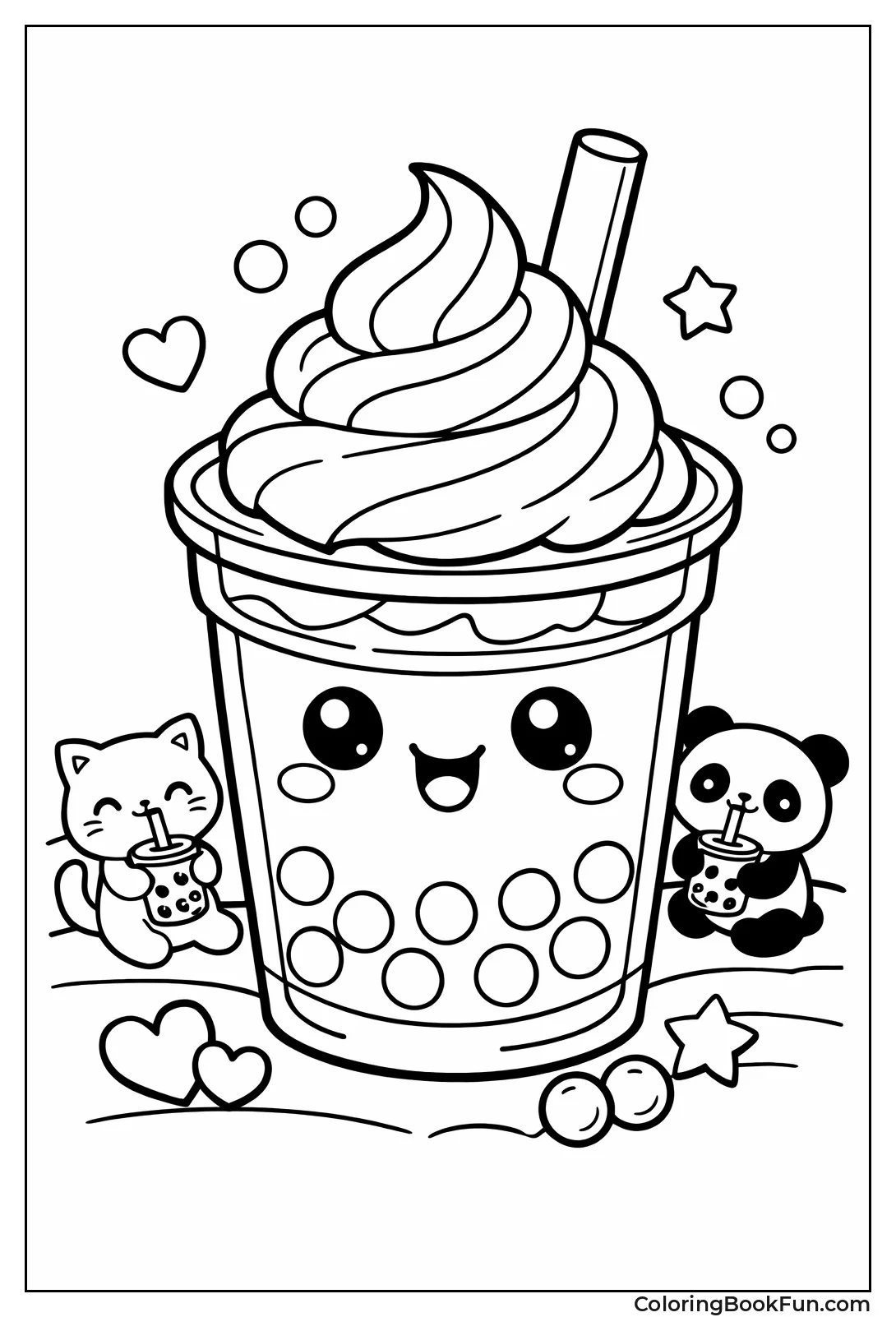 Ice Cream Float Boba