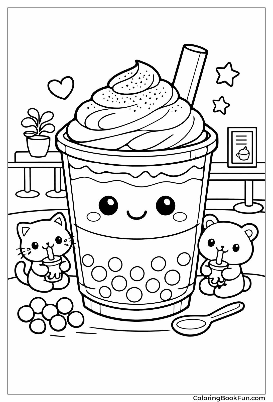 Layered Matcha Green Tea