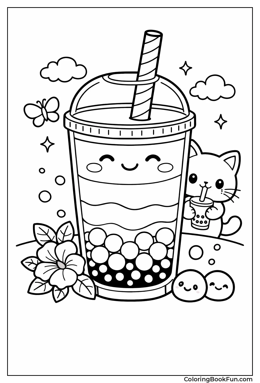 Rainbow Layered Flower Tea