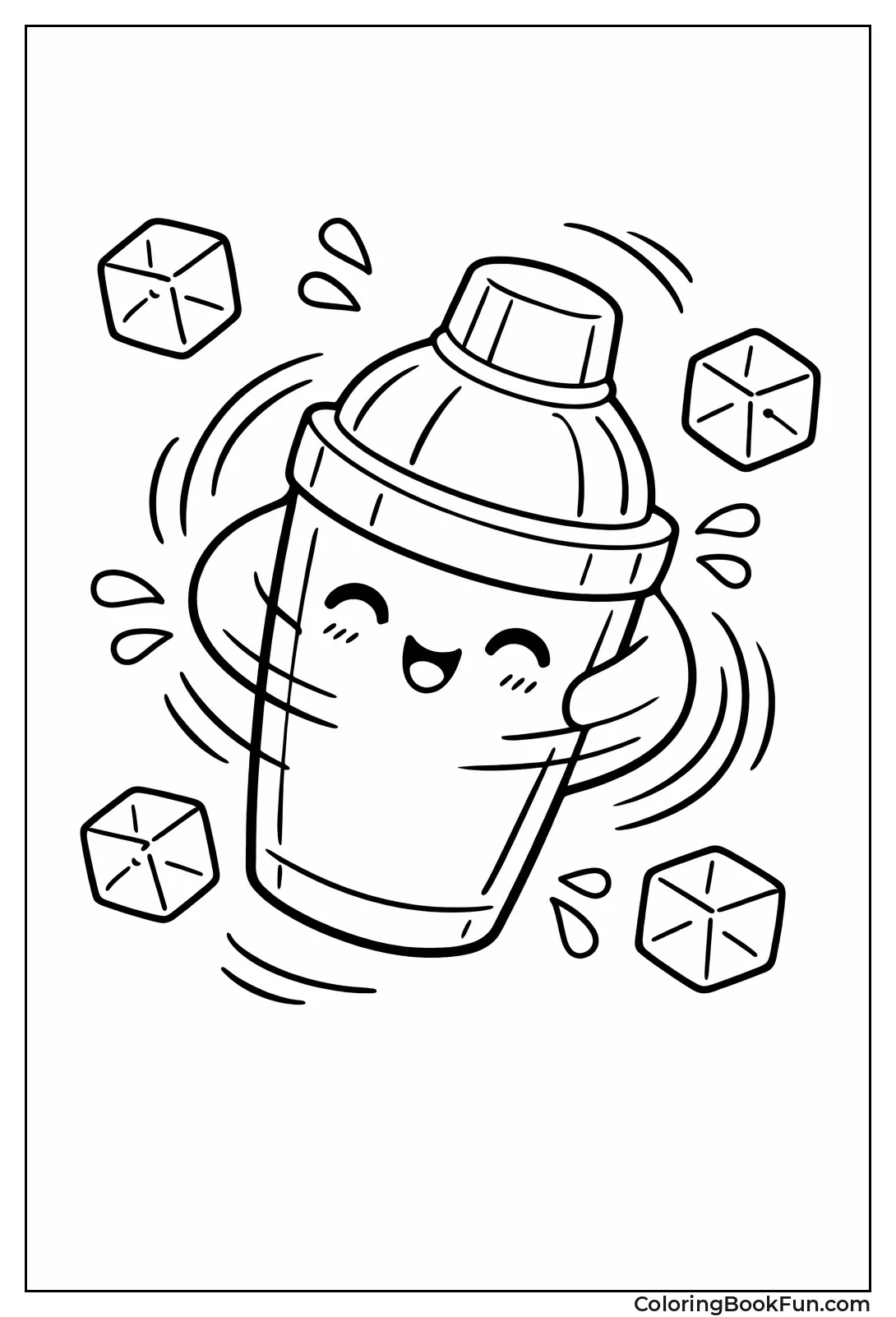 Shaking Iced Boba Drink