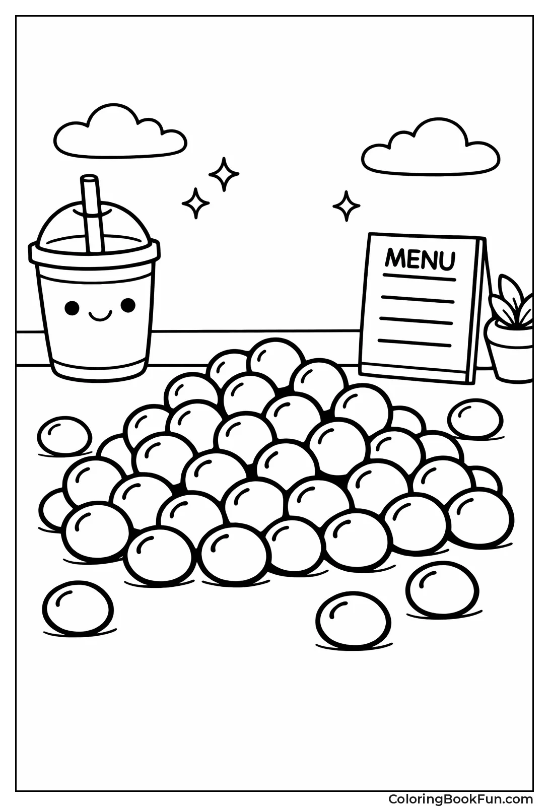 Heap of Tapioca Pearls