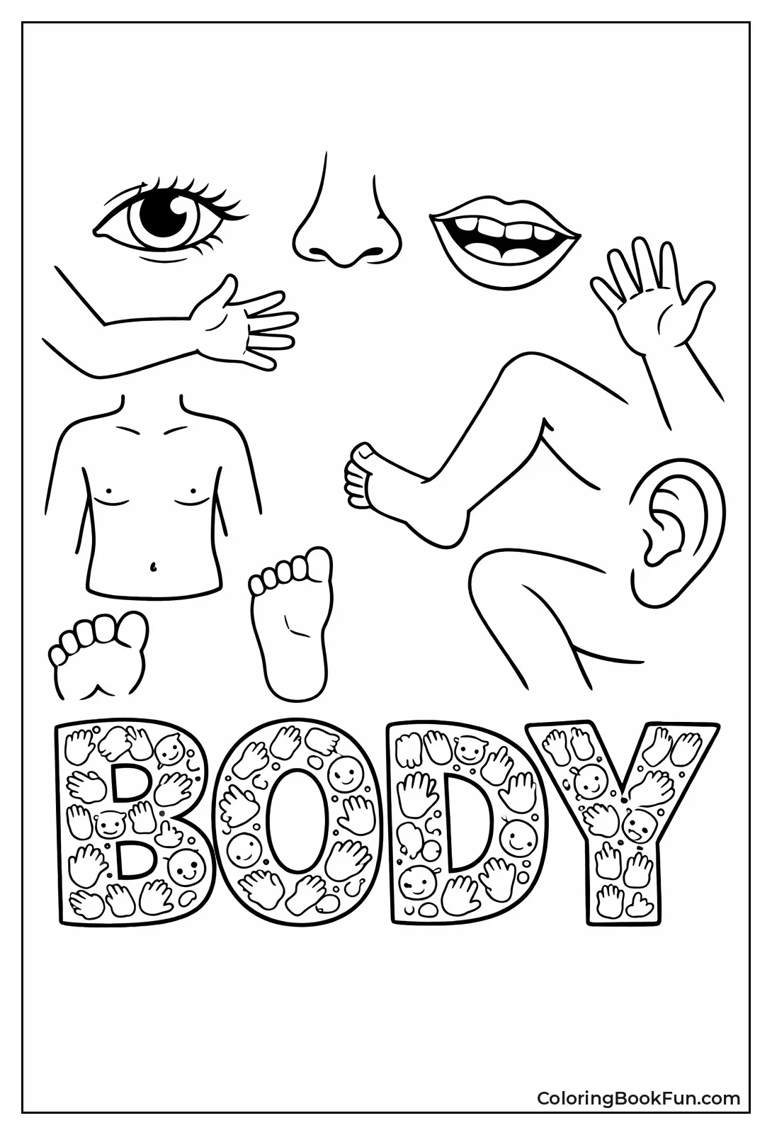 Body Letters with Drawings