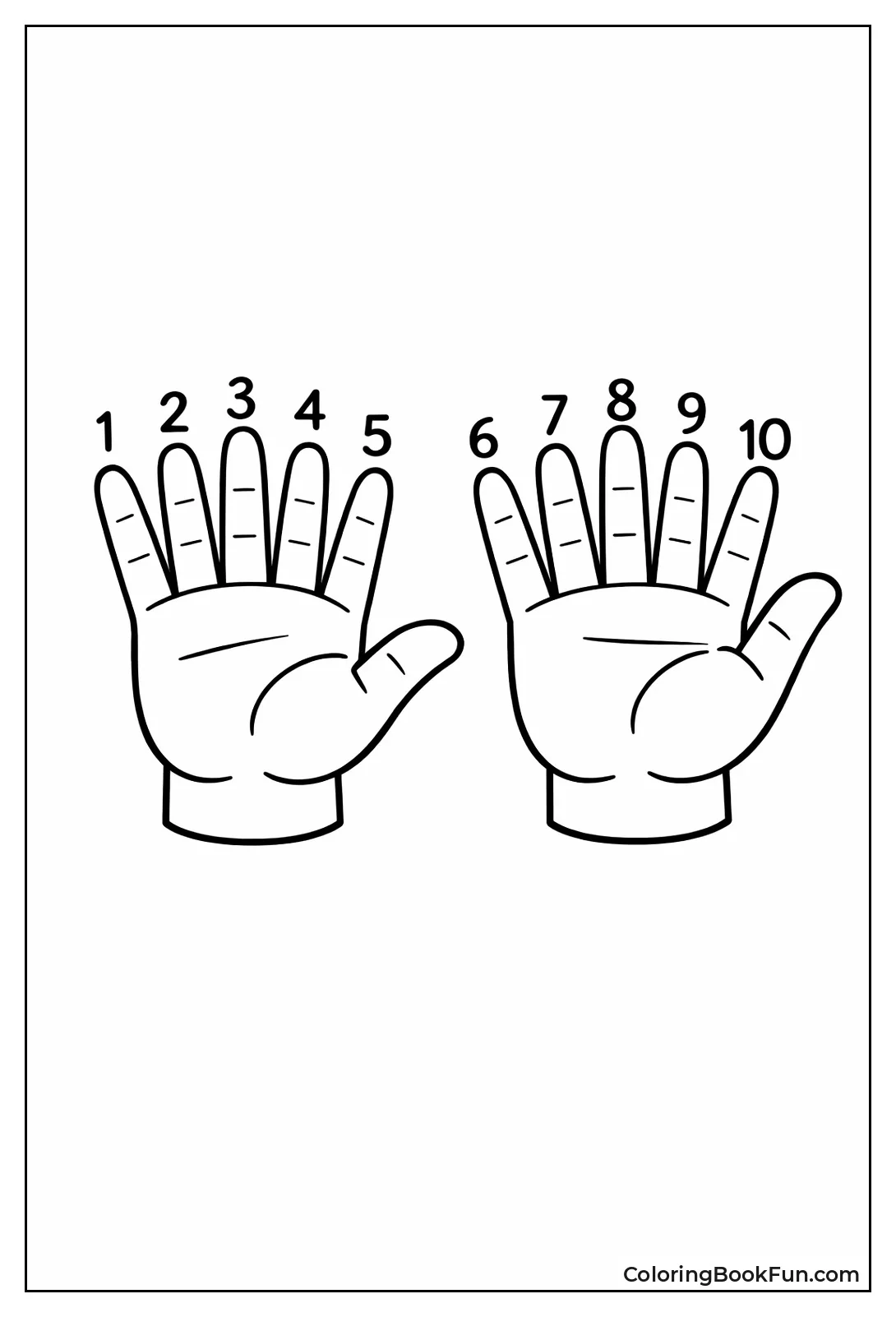 Hands Counting All Fingers