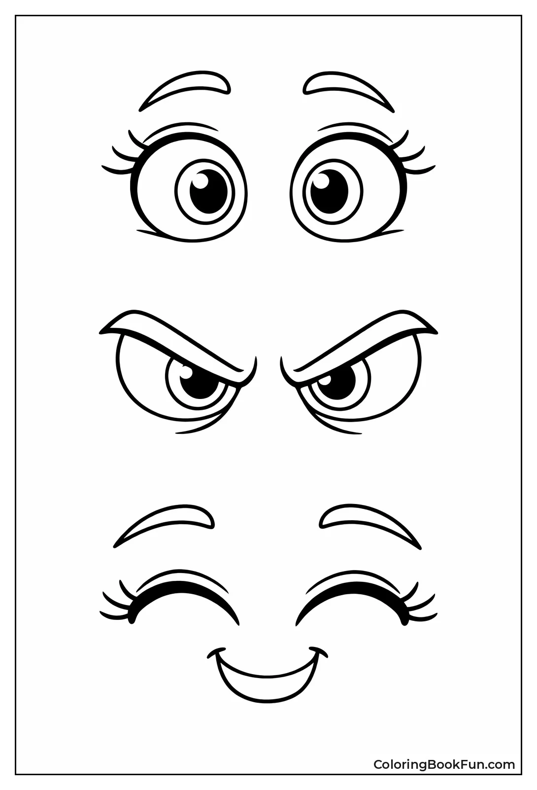 Eyes with Feeling Eyebrows