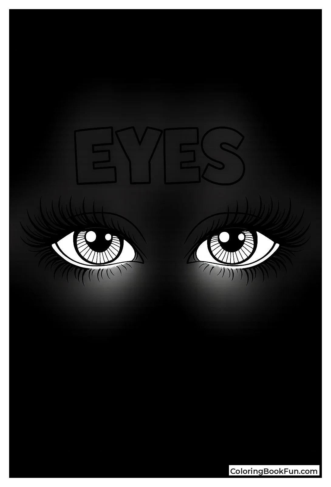 Eyes with Curly Lashes