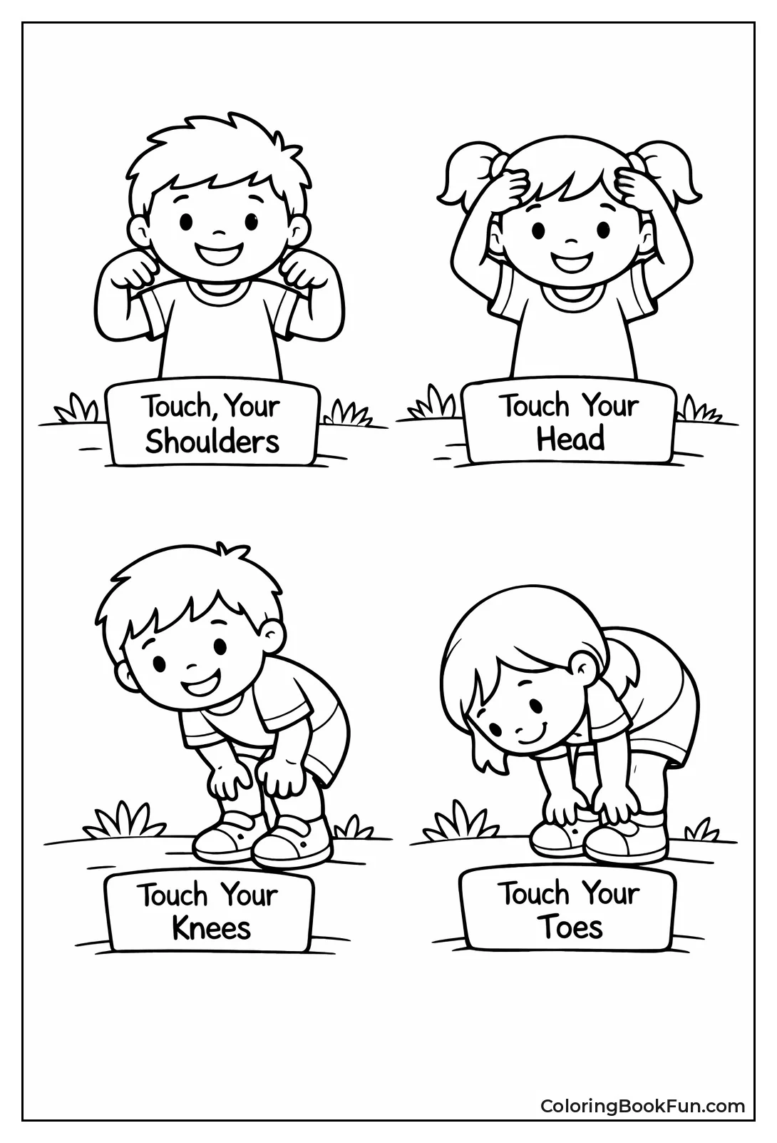 Touch Head Knees Toes
