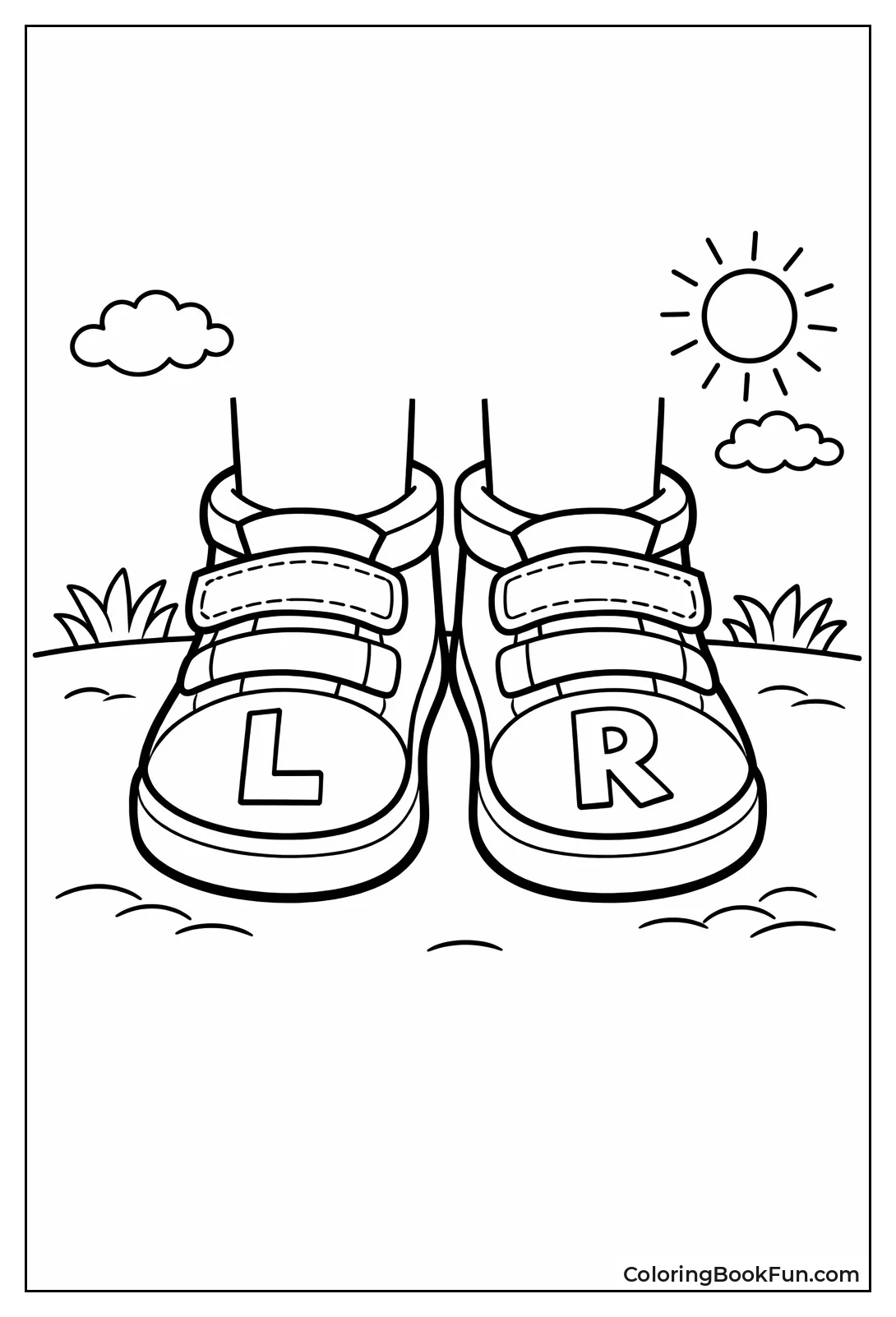 Left and Right Shoes