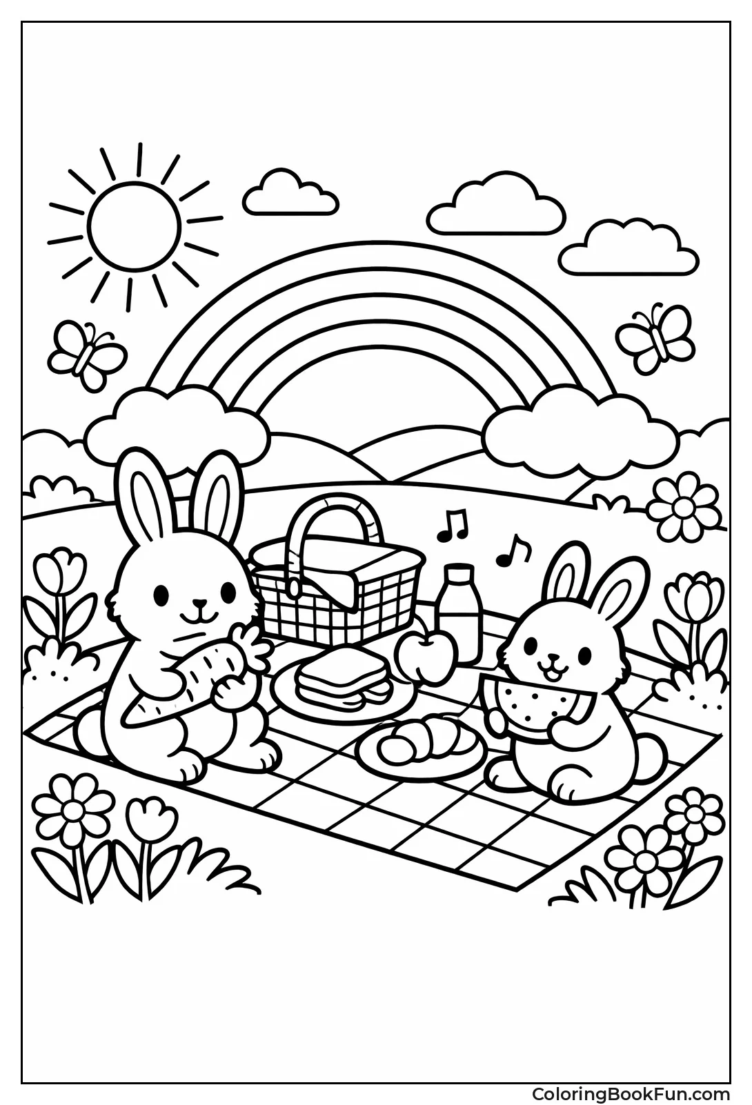 Bold Rabbit and Rainbow