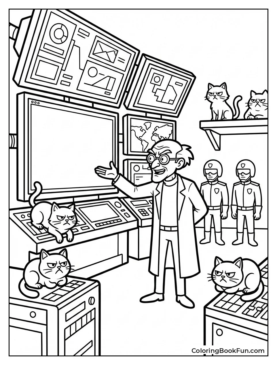 Dr Calico Plots Evilly