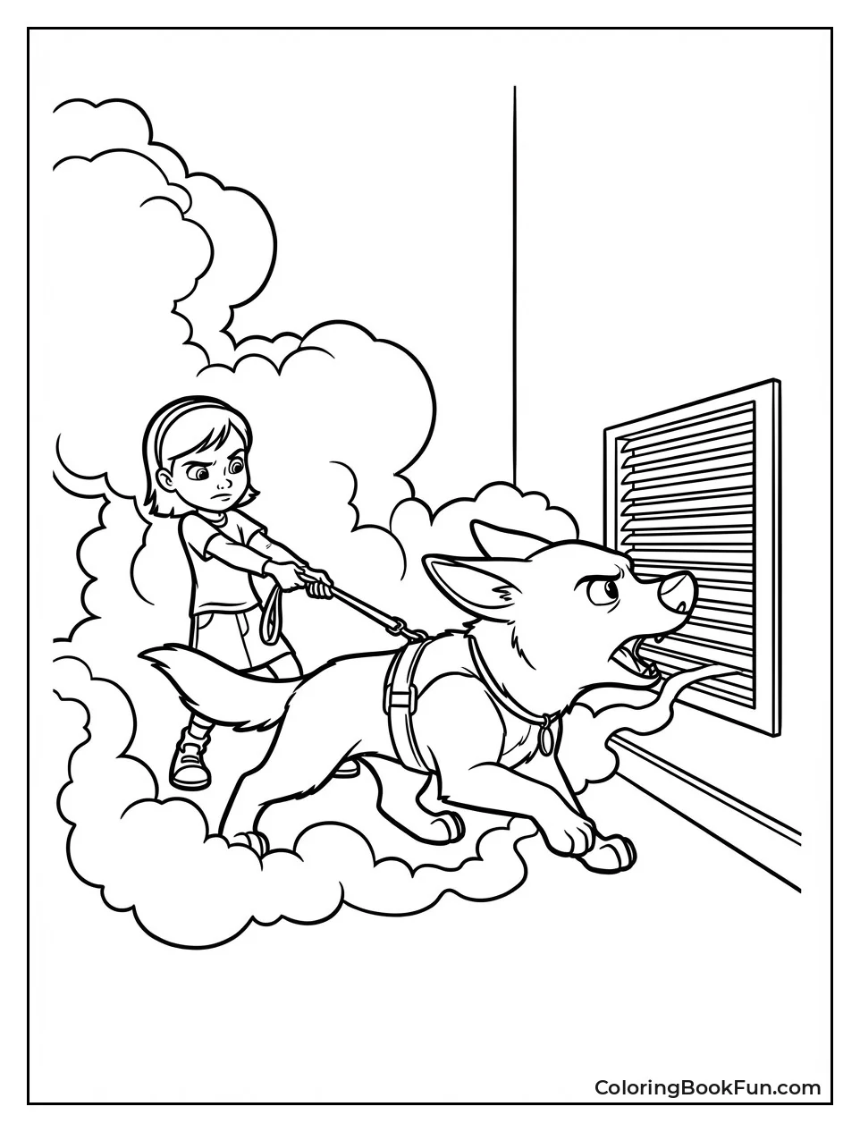 Bolt Rescues Penny from Fire