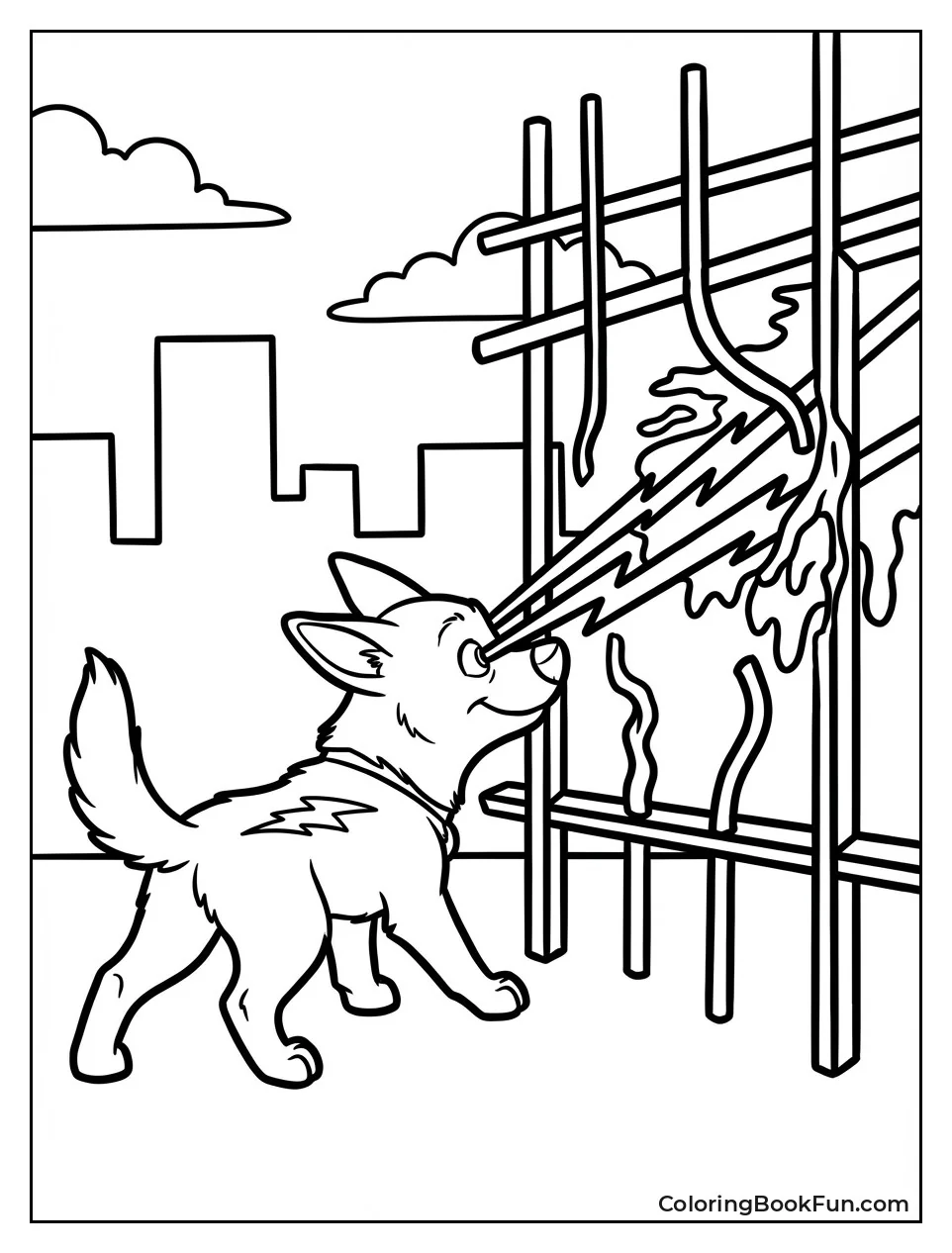 Bolt Fires Laser Eyes