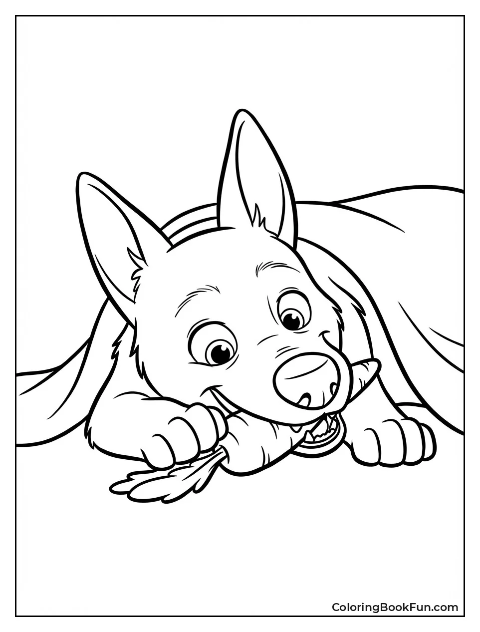 Bolt Chews Squeaky Carrot