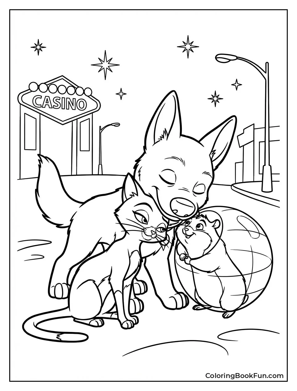 Friends Nuzzle Together