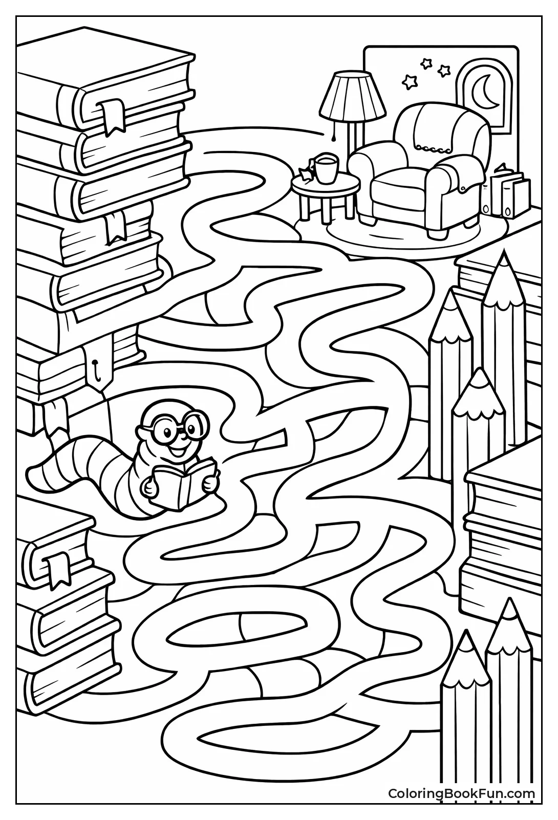 Bookworm Winds Book Stacks