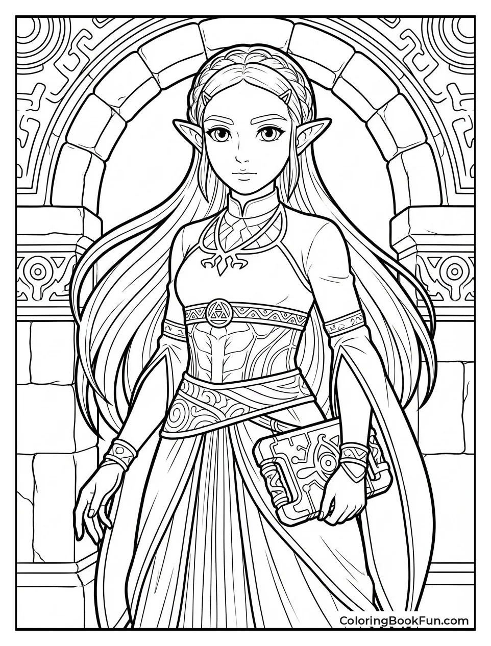 Zelda Wears Wild Royal Gear