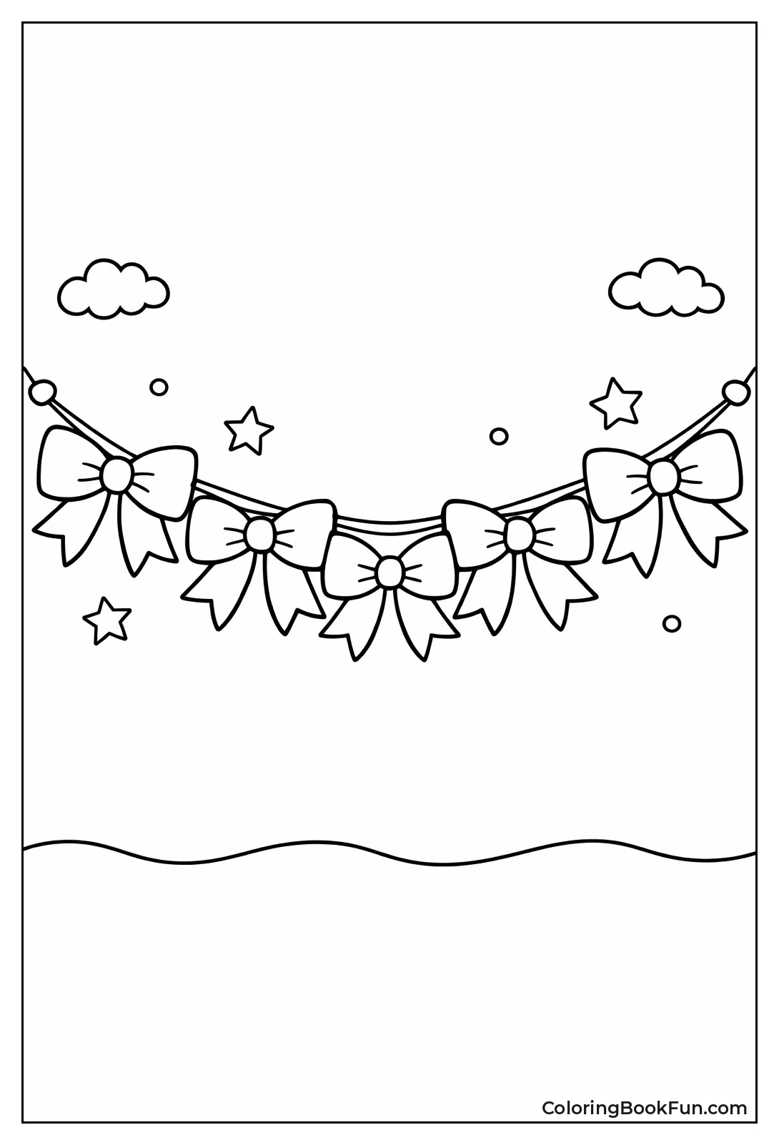Chained Bow Garland String