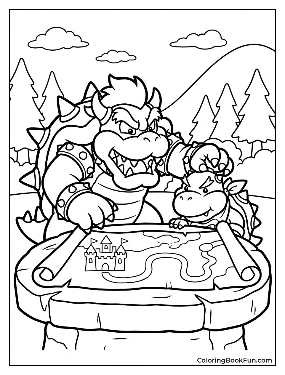 Bowser Pats Bowser Jr