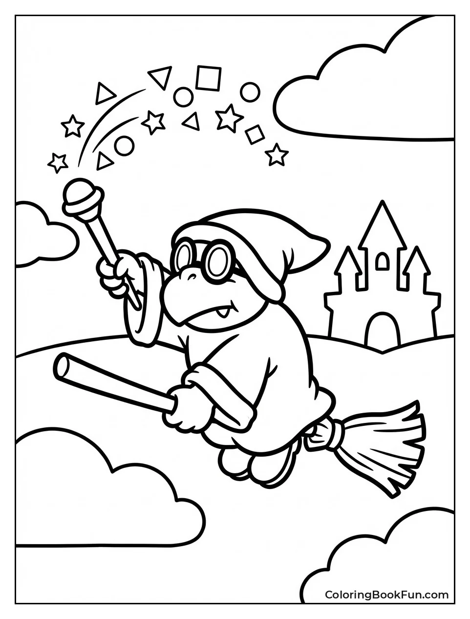 Kamek Casts Magic Spell