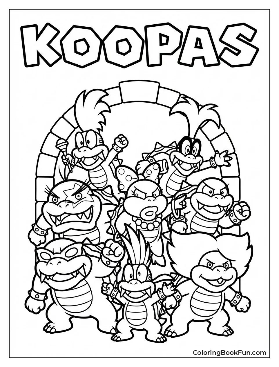 Koopalings Ready for Mischief