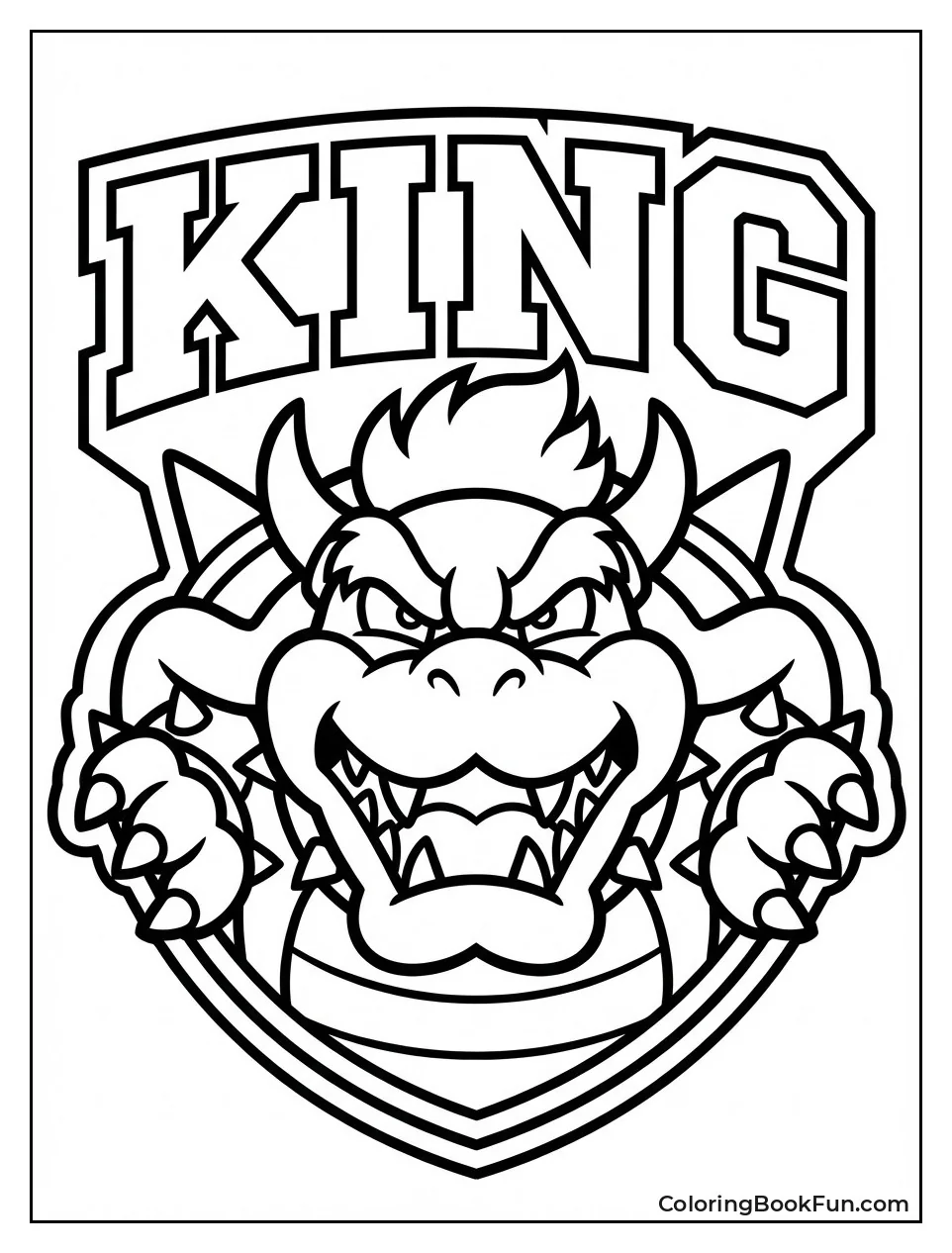 Bowser's Royal Face Seal