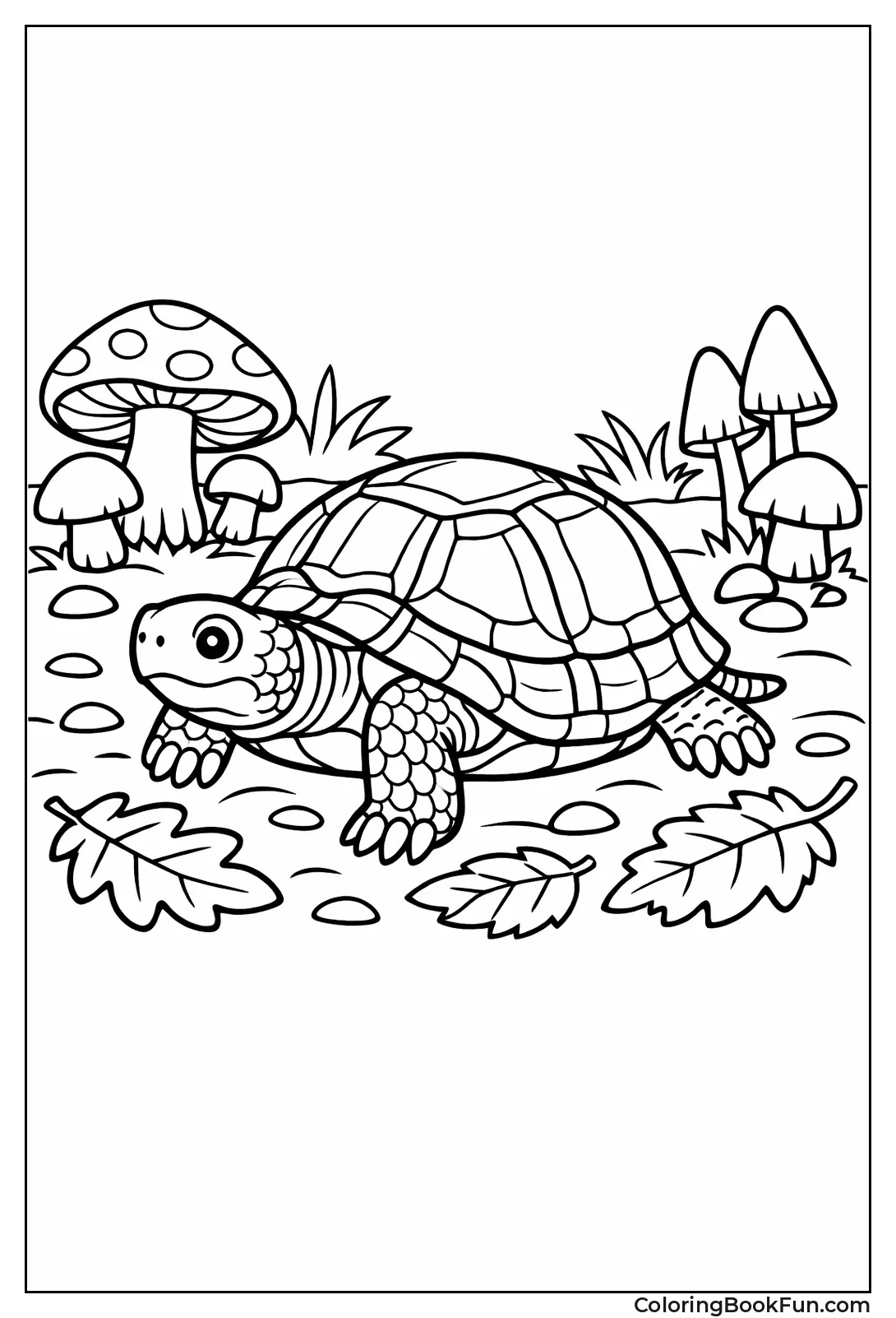 Box Turtle in Forest