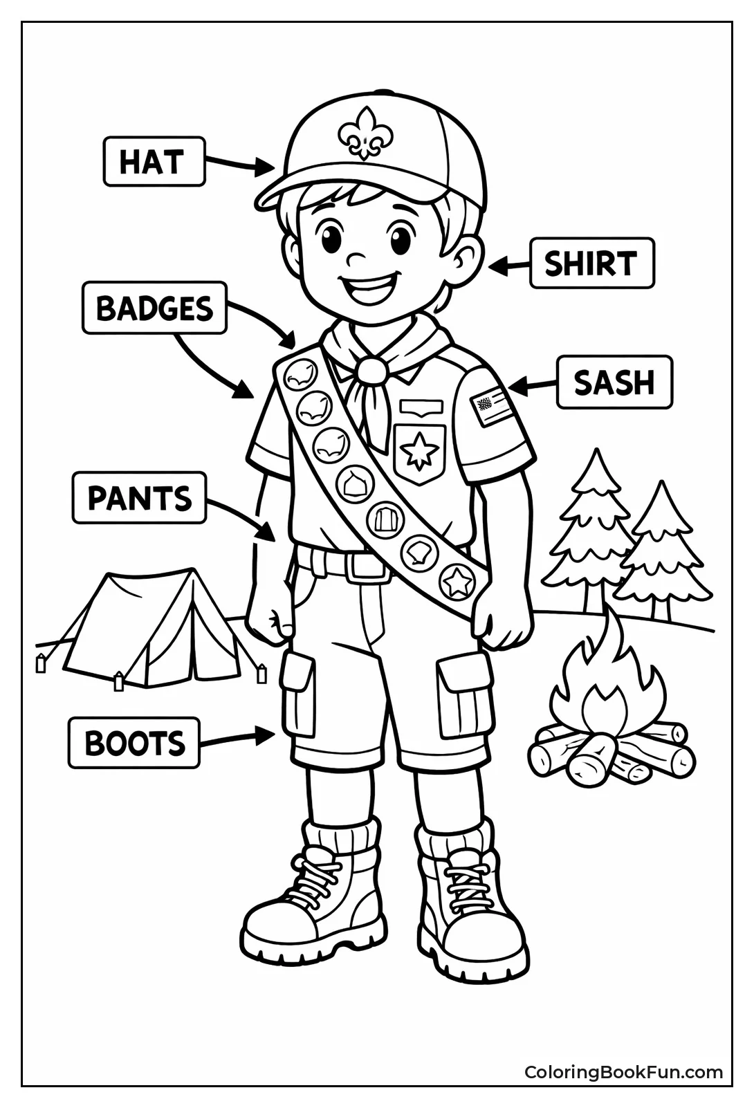 Uniform Labels Hat Shirt Badges