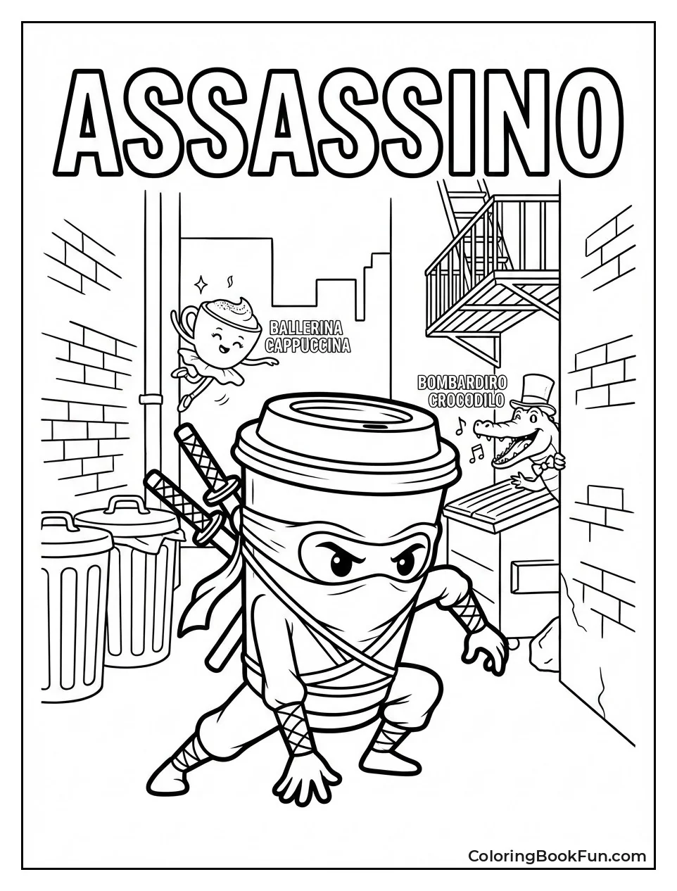 Ninja Coffee Strikes Stealth Pose