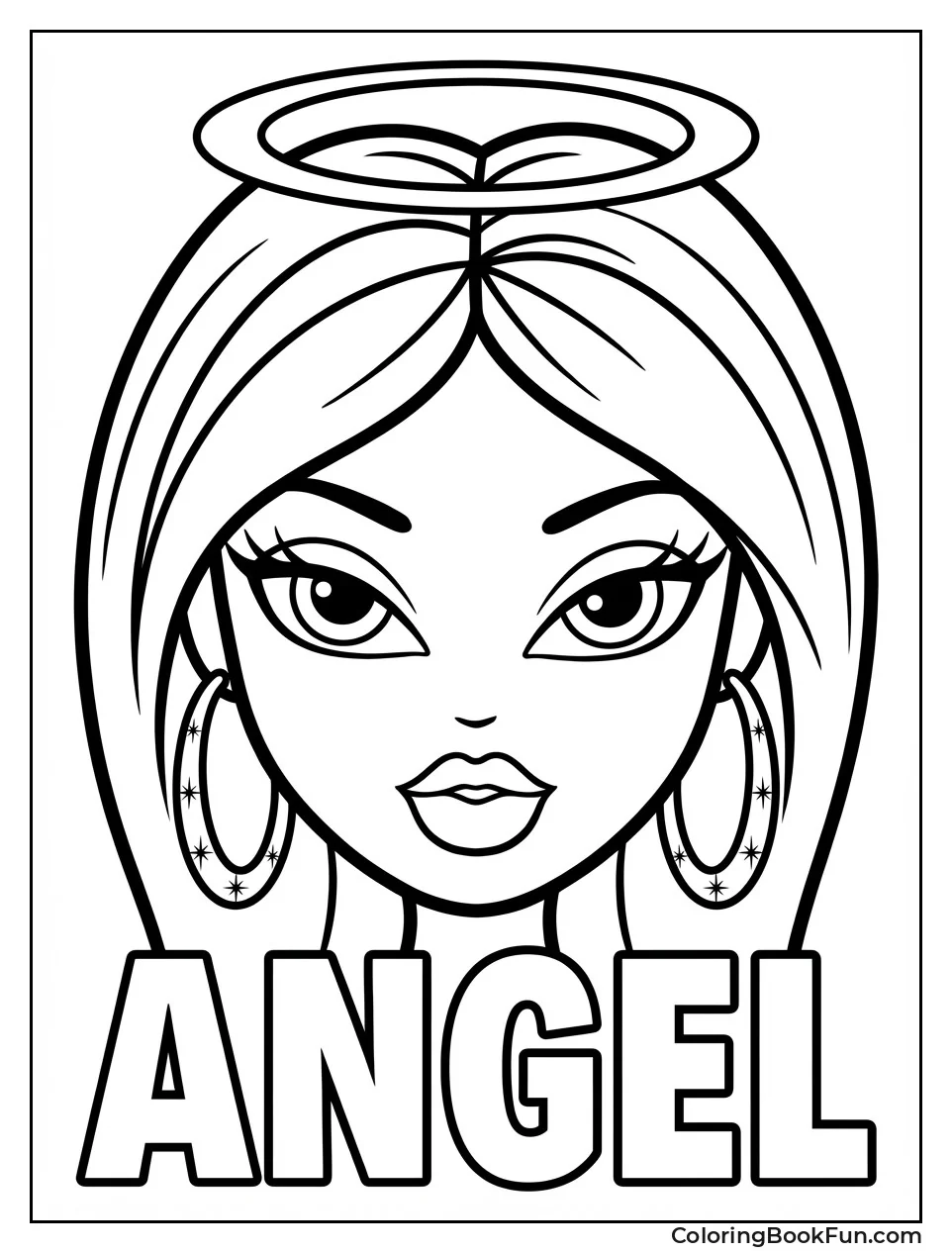 Cloe Wears Angel Halo