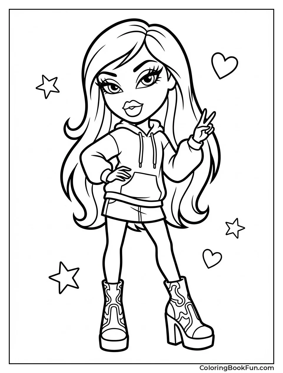 Sassy Bratz Doll Poses